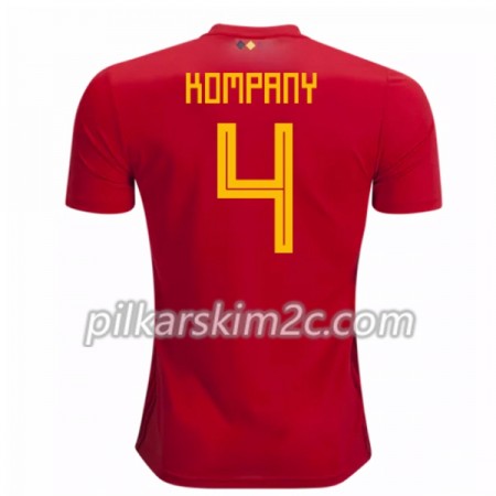 Koszulka Belgia Kompany 4 Główna Mistrzostwa Świata 2018 - Koszulki Piłkarskie